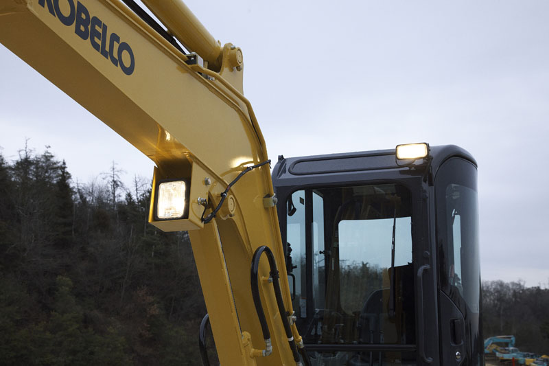 Image of Mini Excavator SK35SR-6E Working Lights of North America model