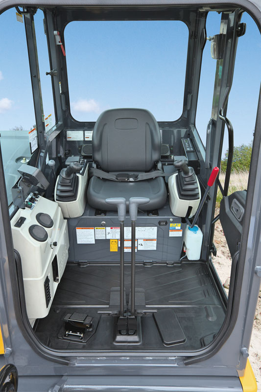 Image of Mini Excavator SK35SR-6E Cab of North America model